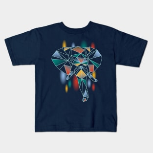 Polygonal Elephant Kids T-Shirt